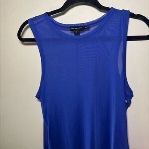 Good American Women's Blue Tank Top